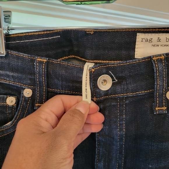 rag & bone NWT Dre low- Rise slim boyfriend size 25. - Picture 4 of 11